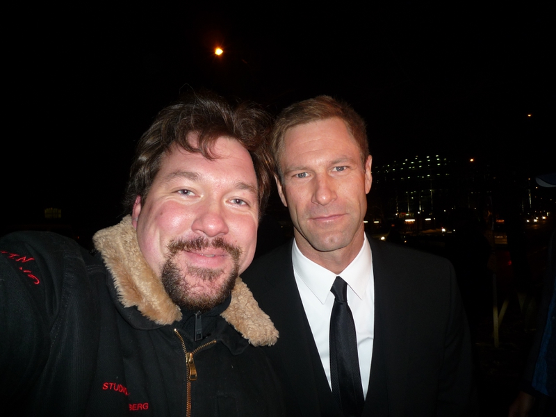Aaron Eckhart Photo with RACC Autograph Collector RB-Autogramme Berlin