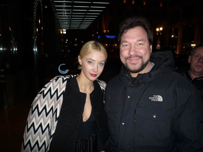 Sarah Gadon Photo with RACC Autograph Collector RB-Autogramme Berlin