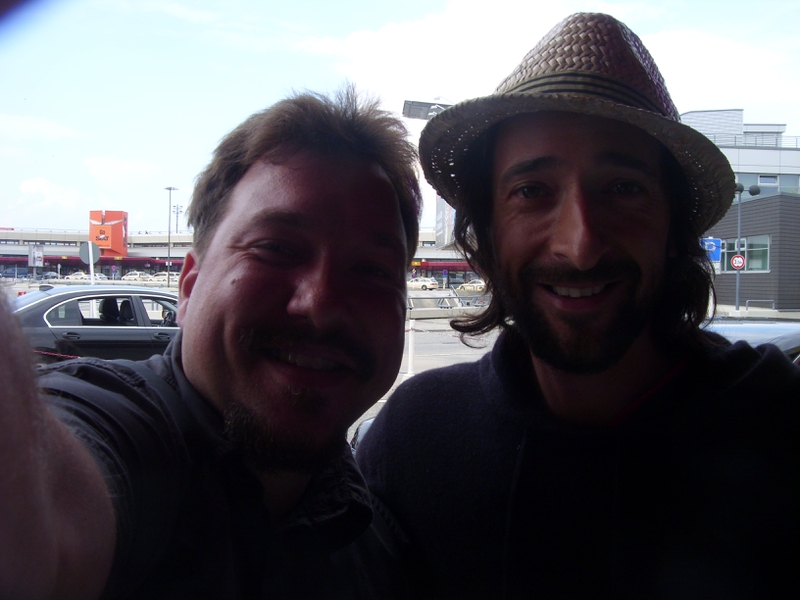 Adrien Brody Photo with RACC Autograph Collector RB-Autogramme Berlin