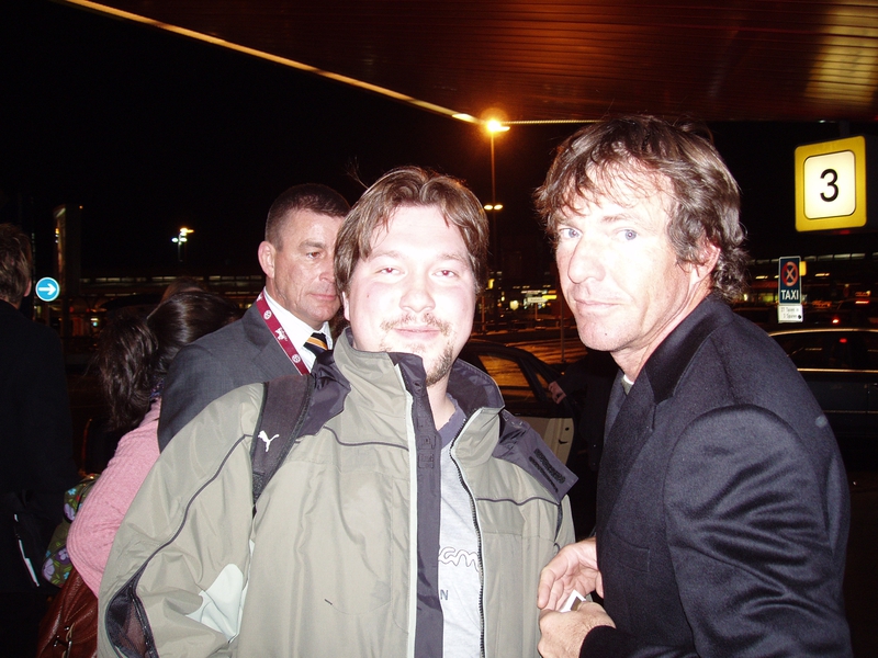 Dennis Quaid Photo with RACC Autograph Collector RB-Autogramme Berlin