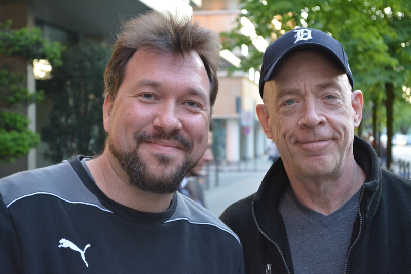 J.K. Simmons Photo with RACC Autograph Collector RB-Autogramme Berlin