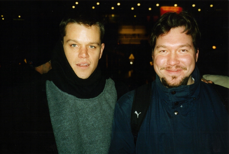 Matt Damon Photo with RACC Autograph Collector RB-Autogramme Berlin Matt Damon Photo with RACC Autograph Collector RB-Autogramme Berlin