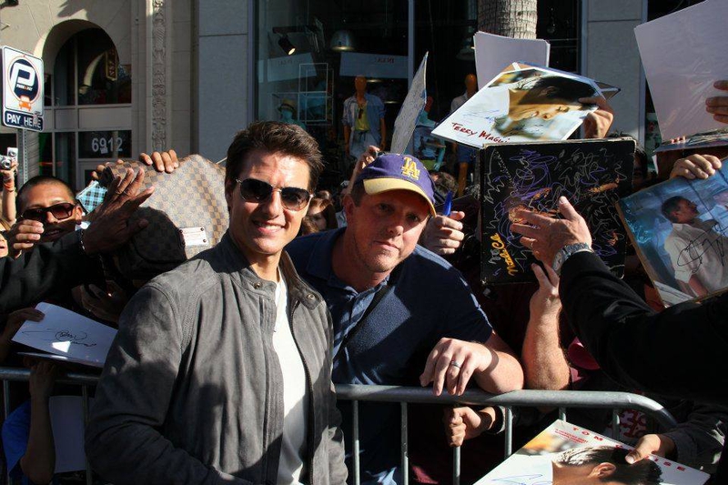 Tom Cruise Photo with RACC Autograph Collector CelebrityChaos.tv