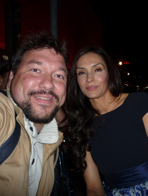 Famke Janssen Photo with RACC Autograph Collector RB-Autogramme Berlin