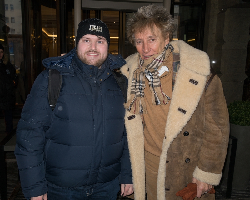 Rod Stewart Photo with RACC Autograph Collector Ilya Zeta