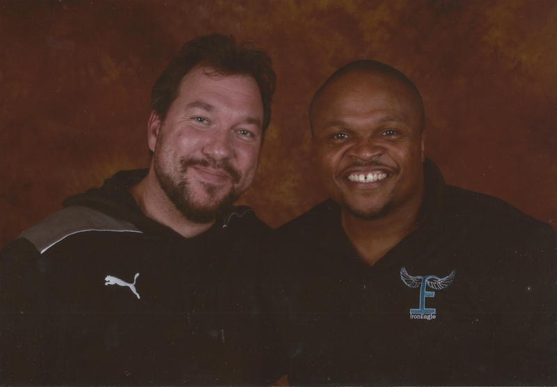 IronE Singleton Photo with RACC Autograph Collector RB-Autogramme Berlin IronE Singleton Photo with RACC Autograph Collector RB-Autogramme Berlin