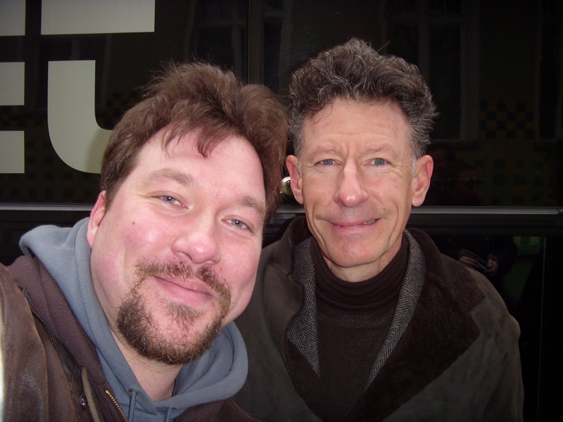 Lyle Lovett Photo with RACC Autograph Collector RB-Autogramme Berlin