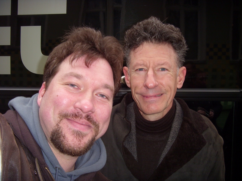 Lyle Lovett Photo with RACC Autograph Collector RB-Autogramme Berlin Lyle Lovett Photo with RACC Autograph Collector RB-Autogramme Berlin