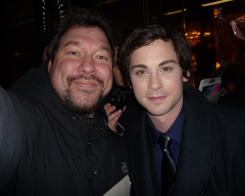 Logan Lerman Photo with RACC Autograph Collector RB-Autogramme Berlin