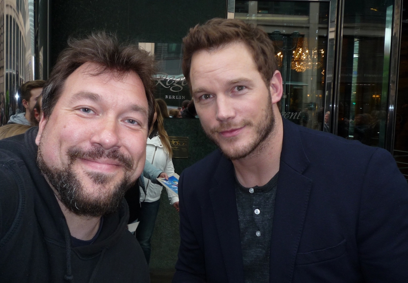 Chris Pratt Photo with RACC Autograph Collector RB-Autogramme Berlin