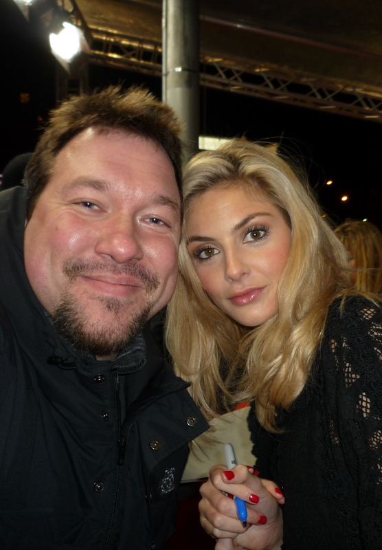 Tamsin Egerton Photo with RACC Autograph Collector RB-Autogramme Berlin