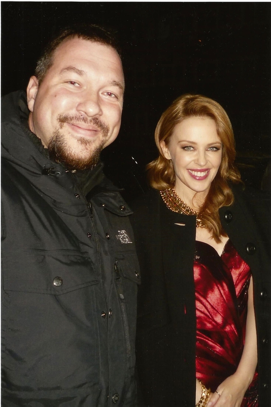 Kylie Minogue Photo with RACC Autograph Collector RB-Autogramme Berlin