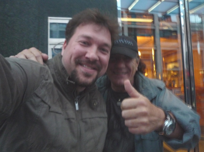 Brian Johnson Photo with RACC Autograph Collector RB-Autogramme Berlin