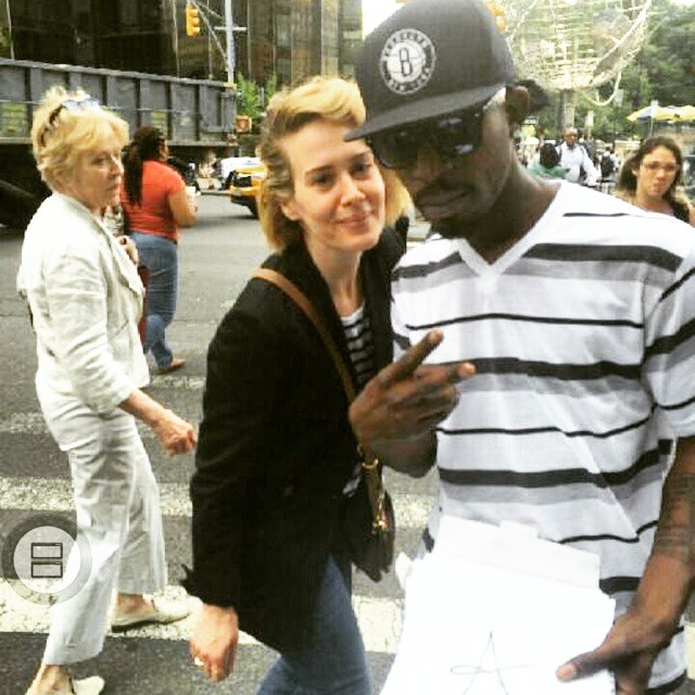 Sarah Paulson with RACC Trusted collector GTV Reality