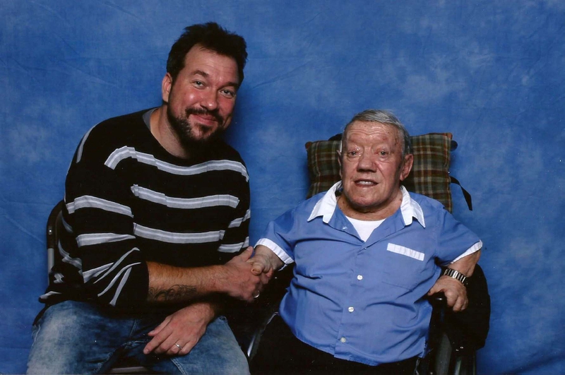 Kenny Baker Photo with RACC Autograph Collector RB-Autogramme Berlin