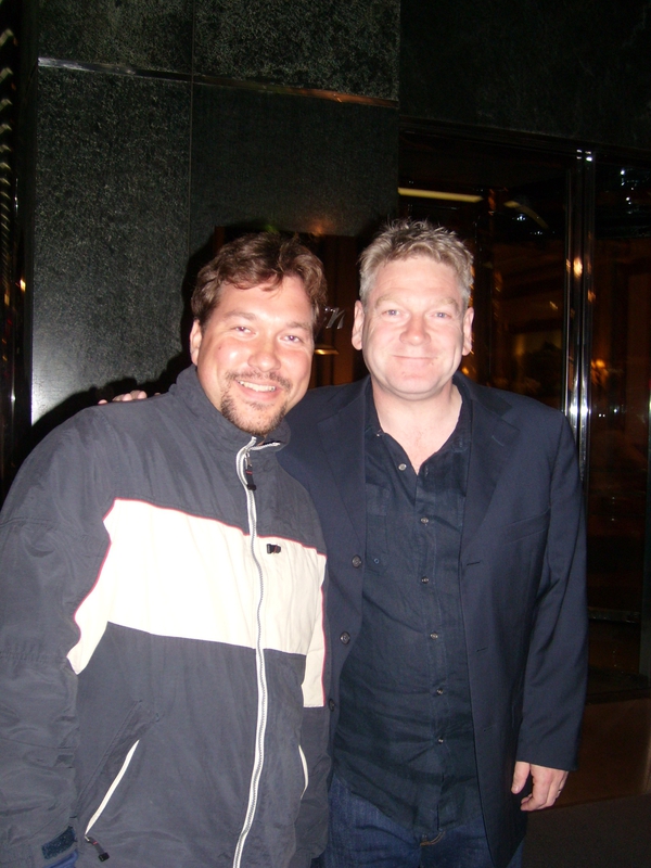 Kenneth Branagh Photo with RACC Autograph Collector RB-Autogramme Berlin
