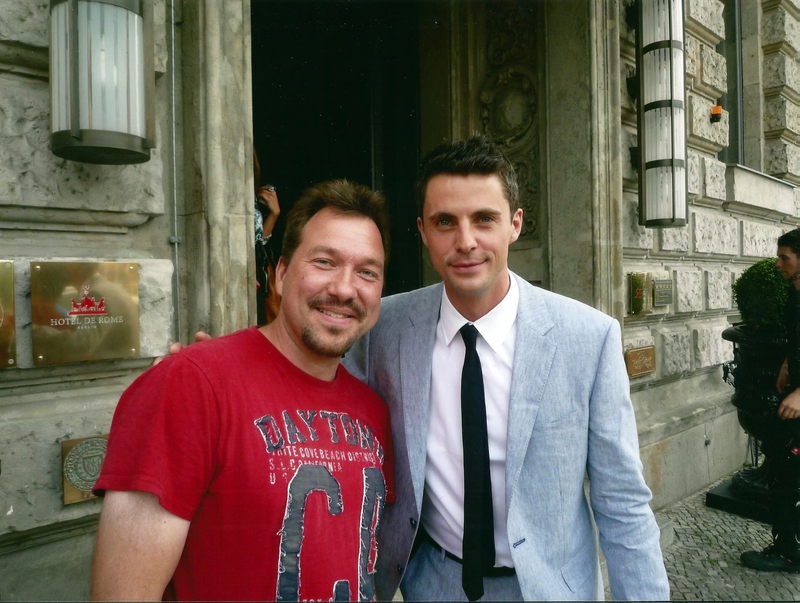Matthew Goode Photo with RACC Autograph Collector RB-Autogramme Berlin