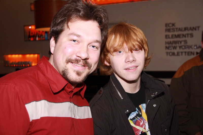 Rupert Grint Photo with RACC Autograph Collector RB-Autogramme Berlin