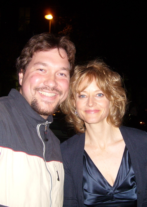 Jodie Foster Photo with RACC Autograph Collector RB-Autogramme Berlin