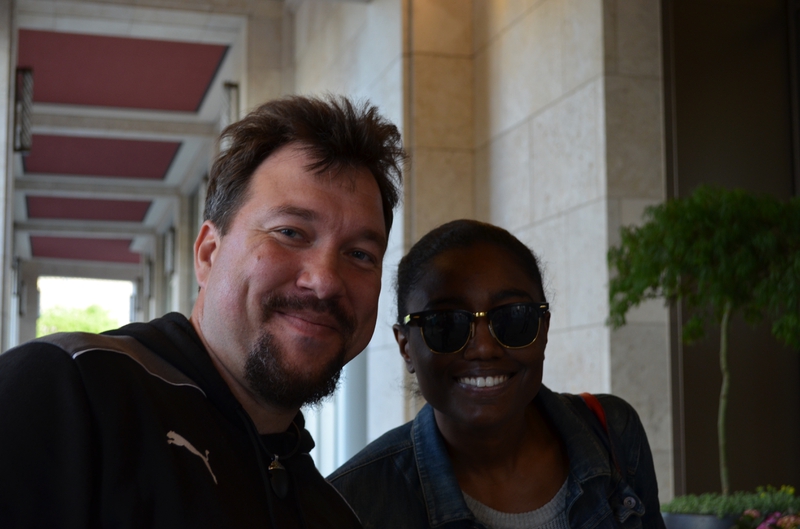 Patina Miller Photo with RACC Autograph Collector RB-Autogramme Berlin