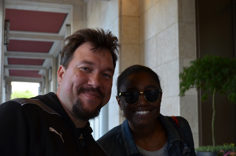 Patina Miller Photo with RACC Autograph Collector RB-Autogramme Berlin Patina Miller Photo with RACC Autograph Collector RB-Autogramme Berlin