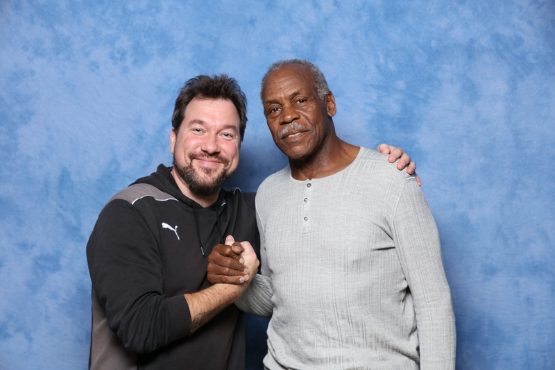 Danny Glover Photo with RACC Autograph Collector RB-Autogramme Berlin
