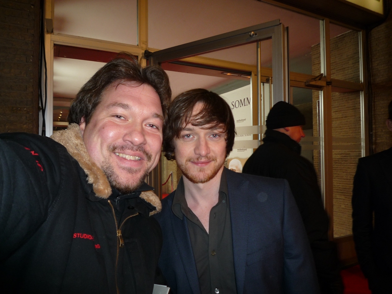 James McAvoy Photo with RACC Autograph Collector RB-Autogramme Berlin