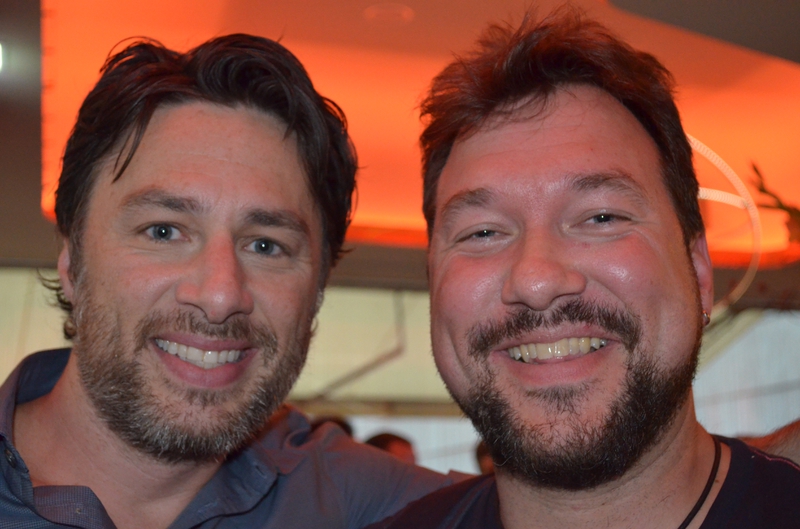 Zach Braff Photo with RACC Autograph Collector RB-Autogramme Berlin