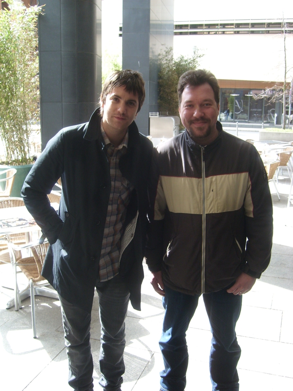 Jim Sturgess Photo with RACC Autograph Collector RB-Autogramme Berlin