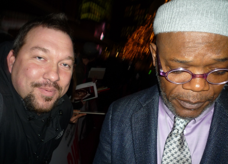 Samuel L. Jackson Photo with RACC Autograph Collector RB-Autogramme Berlin