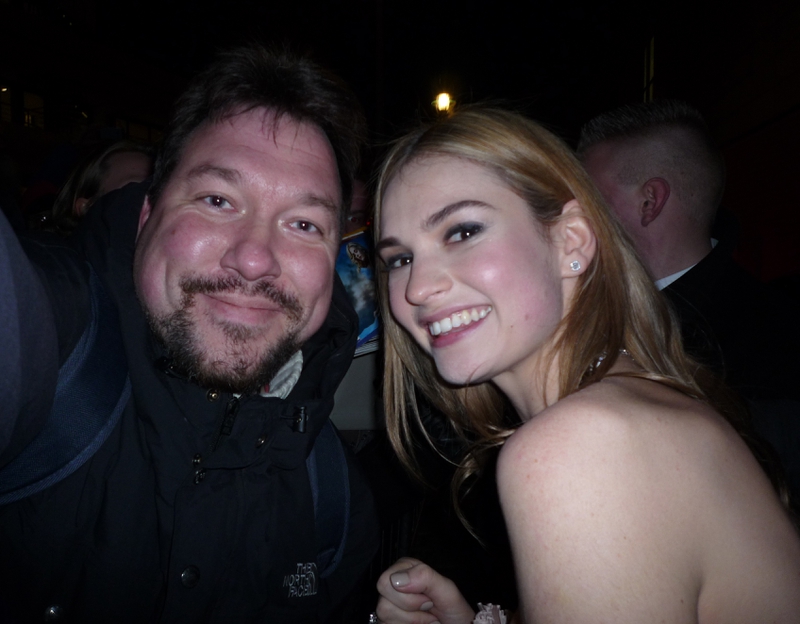 Lily James Photo with RACC Autograph Collector RB-Autogramme Berlin