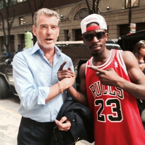 Pierce Brosnan with GTV Reality