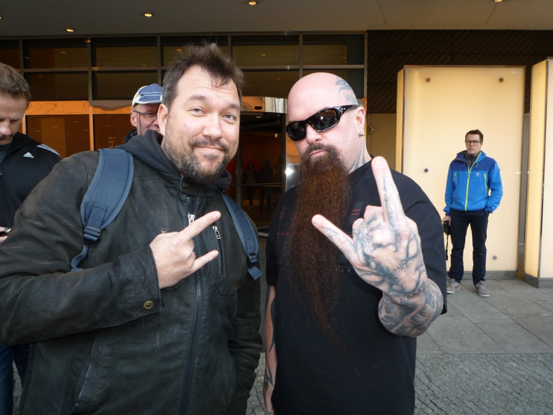 Kerry King Photo with RACC Autograph Collector RB-Autogramme Berlin