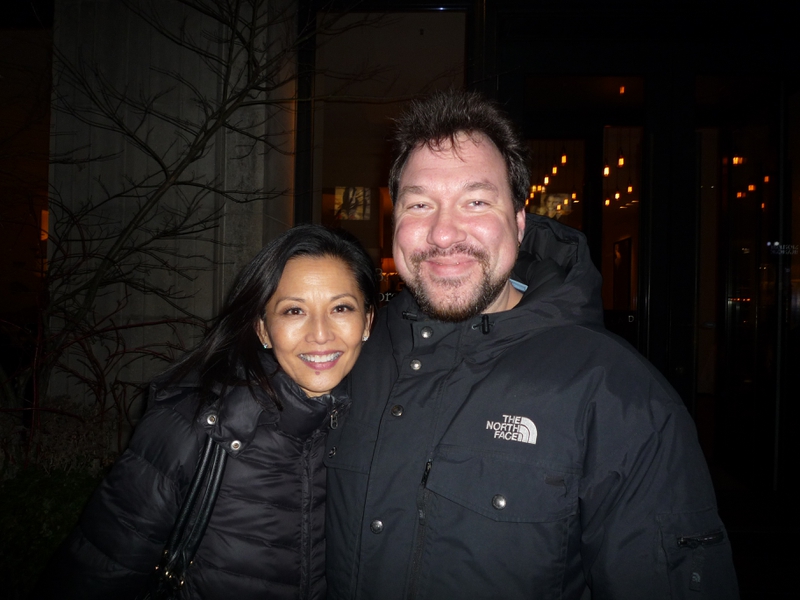 Tamlyn Tomita Photo with RACC Autograph Collector RB-Autogramme Berlin