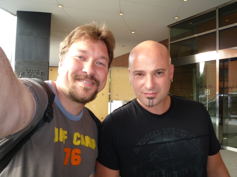 David Draiman Photo with RACC Autograph Collector RB-Autogramme Berlin David Draiman Photo with RACC Autograph Collector RB-Autogramme Berlin
