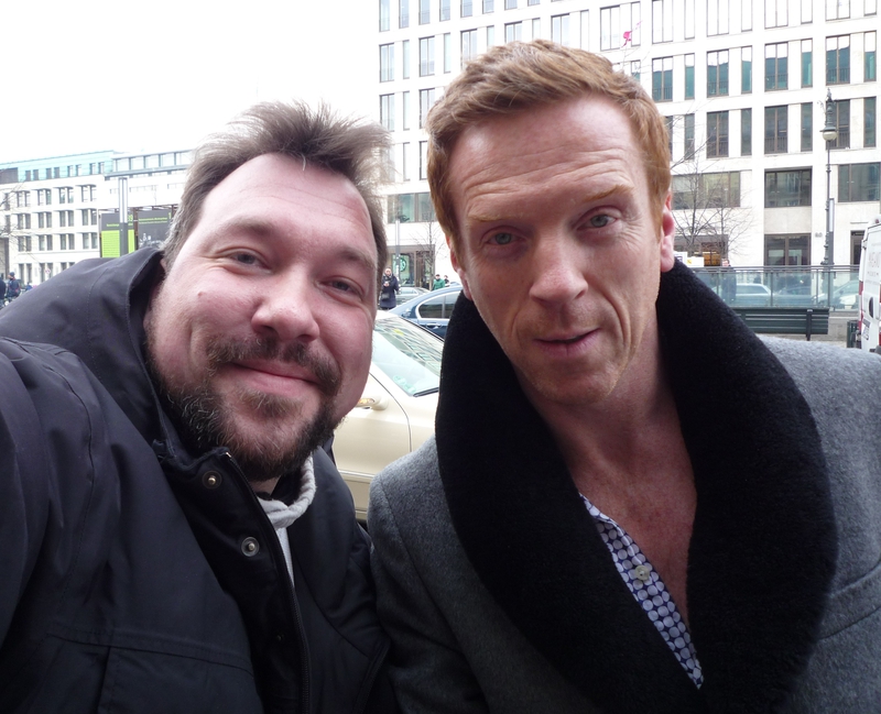 Damian Lewis Photo with RACC Autograph Collector RB-Autogramme Berlin