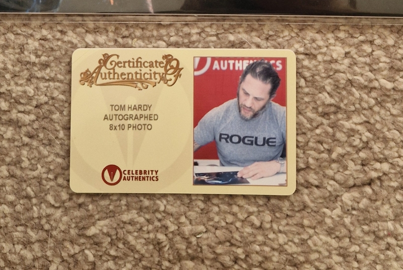 The moment: Venom Tom Hardy signed item