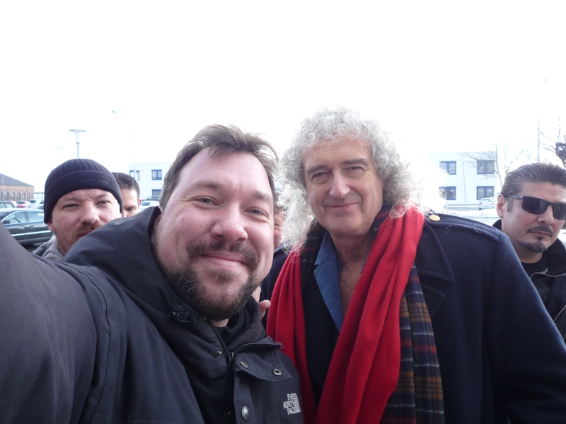 Brian May Photo with RACC Autograph Collector RB-Autogramme Berlin