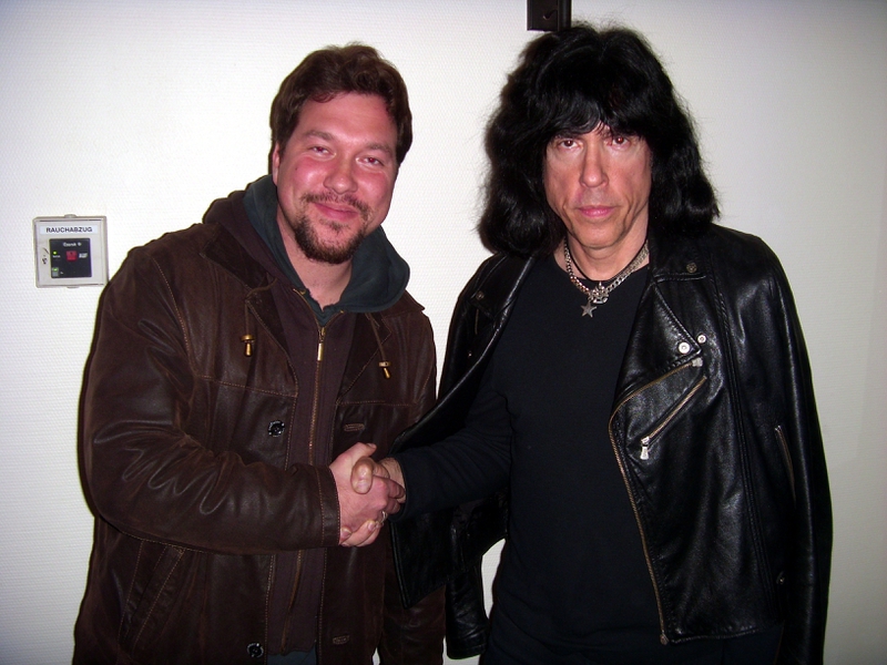 Marky Ramone Photo with RACC Autograph Collector RB-Autogramme Berlin Marky Ramone Photo with RACC Autograph Collector RB-Autogramme Berlin