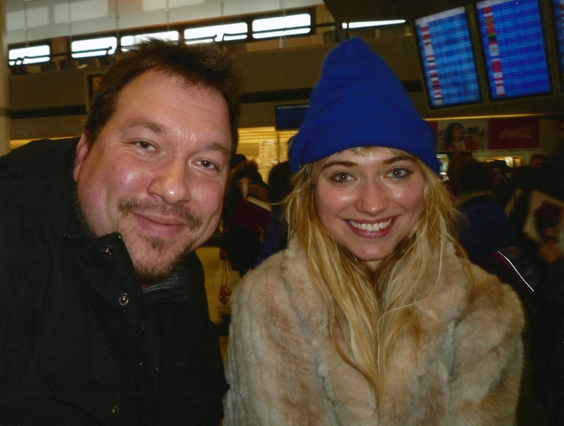 Imogen Poots Photo with RACC Autograph Collector RB-Autogramme Berlin