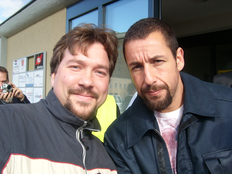 Adam Sandler Photo with RACC Autograph Collector RB-Autogramme Berlin