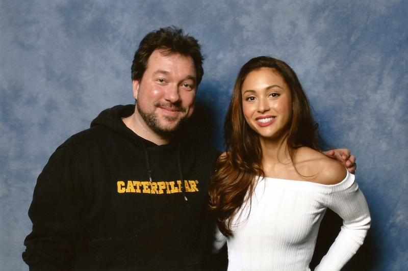 Lindsey Morgan Photo with RACC Autograph Collector RB-Autogramme Berlin