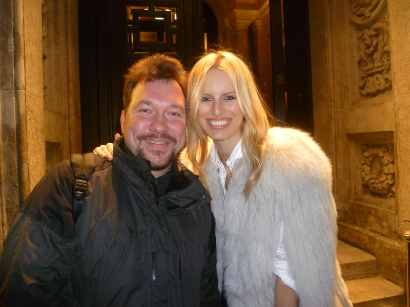 Karolina Kurkova Photo with RACC Autograph Collector RB-Autogramme Berlin