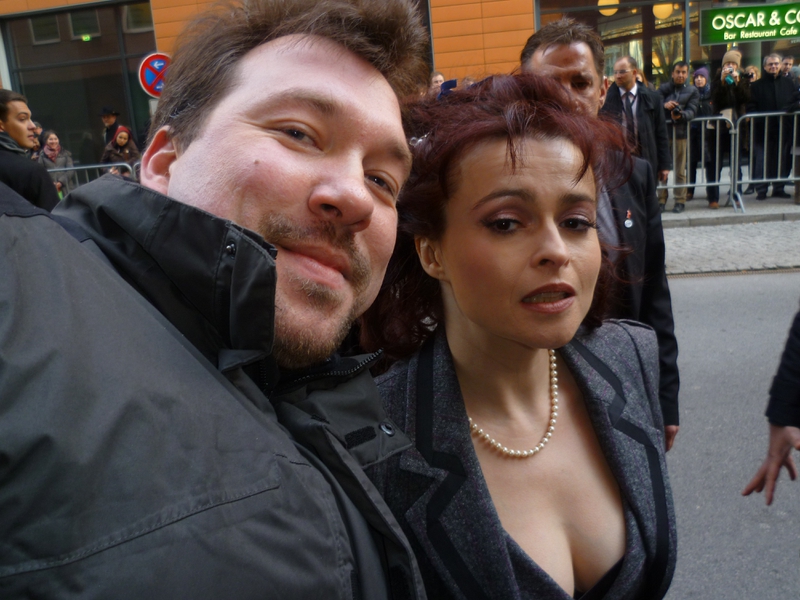 Helena Bonham Carter Photo with RACC Autograph Collector RB-Autogramme Berlin Helena Bonham Carter Photo with RACC Autograph Collector RB-Autogramme Berlin