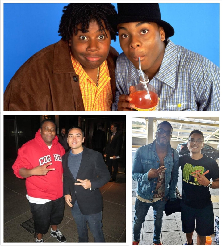 Kel Mitchell Kenan Thompson Photo with RACC Autograph Collector Blue Line Signatures Kel Mitchell Kenan Thompson Photo with RACC Autograph Collector Blue Line Signatures