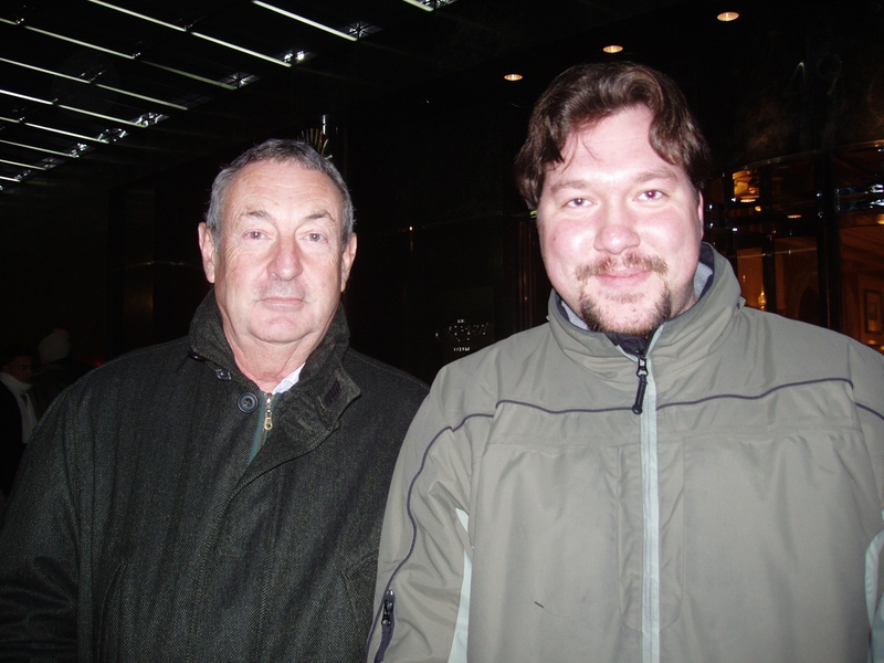 Nick Mason Photo with RACC Autograph Collector RB-Autogramme Berlin