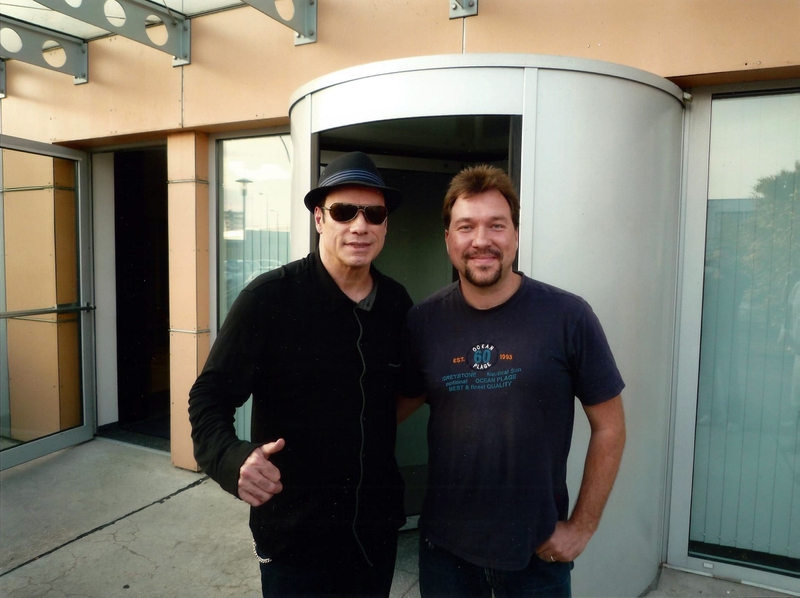John Travolta Photo with RACC Autograph Collector RB-Autogramme Berlin John Travolta Photo with RACC Autograph Collector RB-Autogramme Berlin