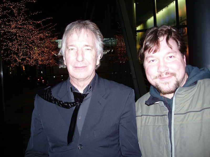 Alan Rickman Photo with RACC Autograph Collector RB-Autogramme Berlin