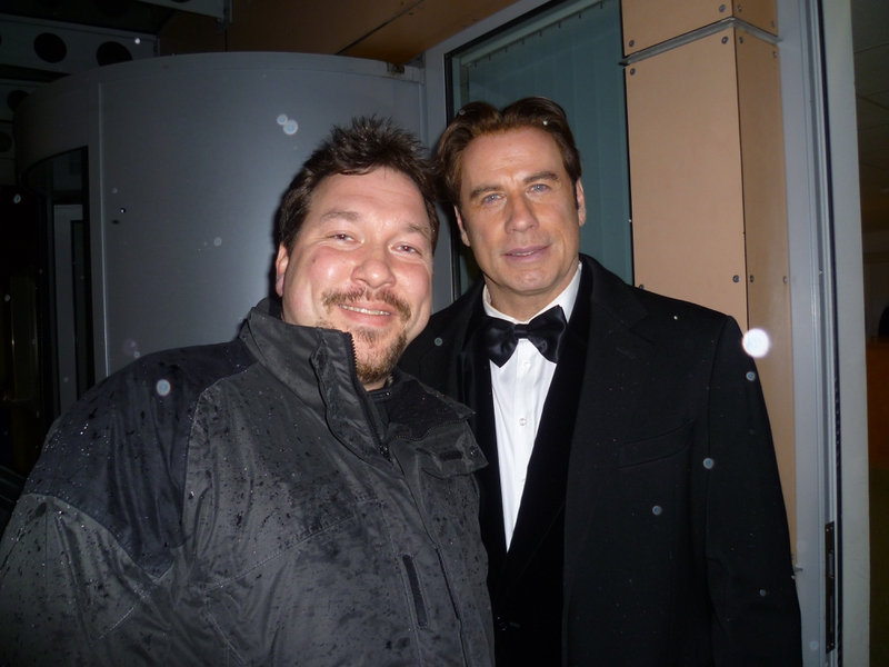 John Travolta Photo with RACC Autograph Collector RB-Autogramme Berlin