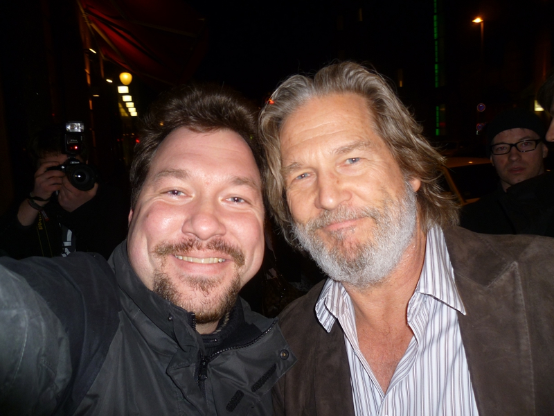 Jeff Bridges Photo with RACC Autograph Collector RB-Autogramme Berlin